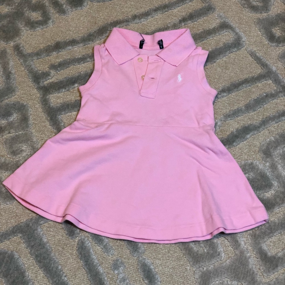 RALPH LAUREN Light Pink Tennis Dress with matching Bottom Size 9 months - Picture 2 of 6